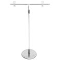 thumbnail image 2 of Poster Display Stand Stainless Steel T Shape Stand Adjustable Poster Stand Advertisement Displaying Stand, 2 of 2