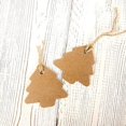 thumbnail image 3 of Christmas Tree Gift Tags,Gift Wrap Tags,100 Pcs Kraft Paper Gift Tag with String,Blank Craft Gift Tag with Natural Jute Twine String, 3 of 6
