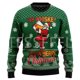 thumbnail image 3 of Suéter feo navideño con dibujo de perro, gato, Papá Noel, tatuaje retro, mangas largas, estampado 3D, otoño e invierno, jersey informal Harajuku X15, 3 of 5