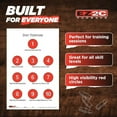 thumbnail image 4 of 50 EZ2C Targets Style 17: Dot Torture Training Drill Paper Targets 11"x17"Tear-off Pad of 50, 4 of 7