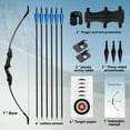 thumbnail image 4 of Recurve Bow and Arrow Set?Takedown Recurve Bows Archery for Adults Left and Right Hands 40lbs Archery Set, 4 of 8