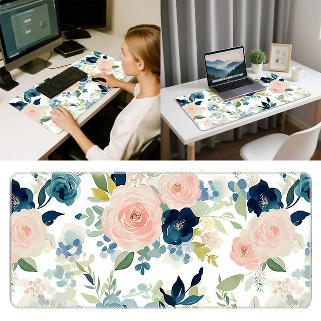 Extended Gaming Pad Large Desk Mat With Base Water For Computer Keyboard And
