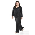 thumbnail image 1 of Set elegante de 2 piezas Roman Fashion /Tallas Extras, 4348 (Negro) negro 36, 1 of 6