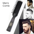 thumbnail image 2 of Men Anti-static Hair Comb Brush Professional Hair Care Ribs Comb Hairbrush, 2 of 8