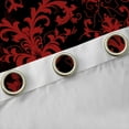 thumbnail image 4 of Manfei Red Gothic Skull Blackout Curtains Set of 2 (52x84 Each) for Boys Girls,Bohemian Damask Window Curtains,Exotic Style Curtains and Drapes,Luxury Bedroom Decor, 4 of 6