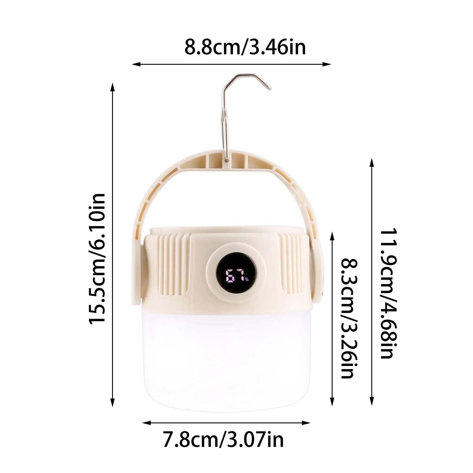 AuroraX Solar Camping Lantern, Usb Rechargeable Led Tent Light