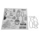 thumbnail image 3 of Sellos para Hacer Tarjetas, Forma única Operación Simple Sellos Transparentes Reciclable Reutilizable Impresión Transparente para Manualidades de Bricolaje para álbum de Recortes de, 3 of 5
