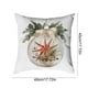 thumbnail image 3 of Funda de almohada navideña | Funda de almohada decorativa para fiestas | Funda de cojín cuadrada de 45 x 45 cm para sofá, cama o sala de estar | Decoración para el hogar, interior y exterior, 3 of 6
