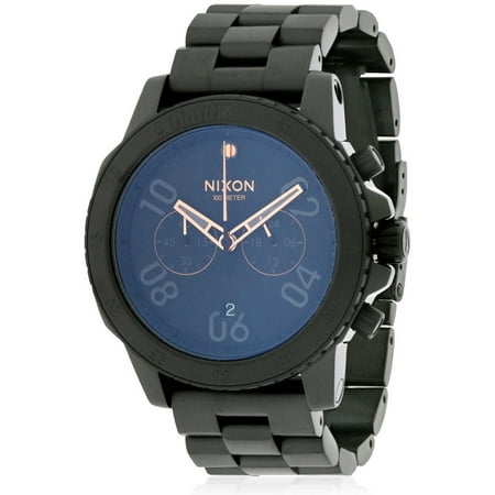 Nixon Ranger Black Stainless Steel Chronograph Men's Watch, A549957