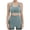 Green, variant on 2 Pcs/Set Women Sports Suit Push-up Sleeveless Vest with Chest Pads Seamless Quick-drying High Waist Shorts Sportwear Yoga Fitness Daily Wear Tracksuit