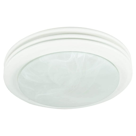Good Housekeeping Yorkshire Bathroom Ventilation Fan with Light, Satin White