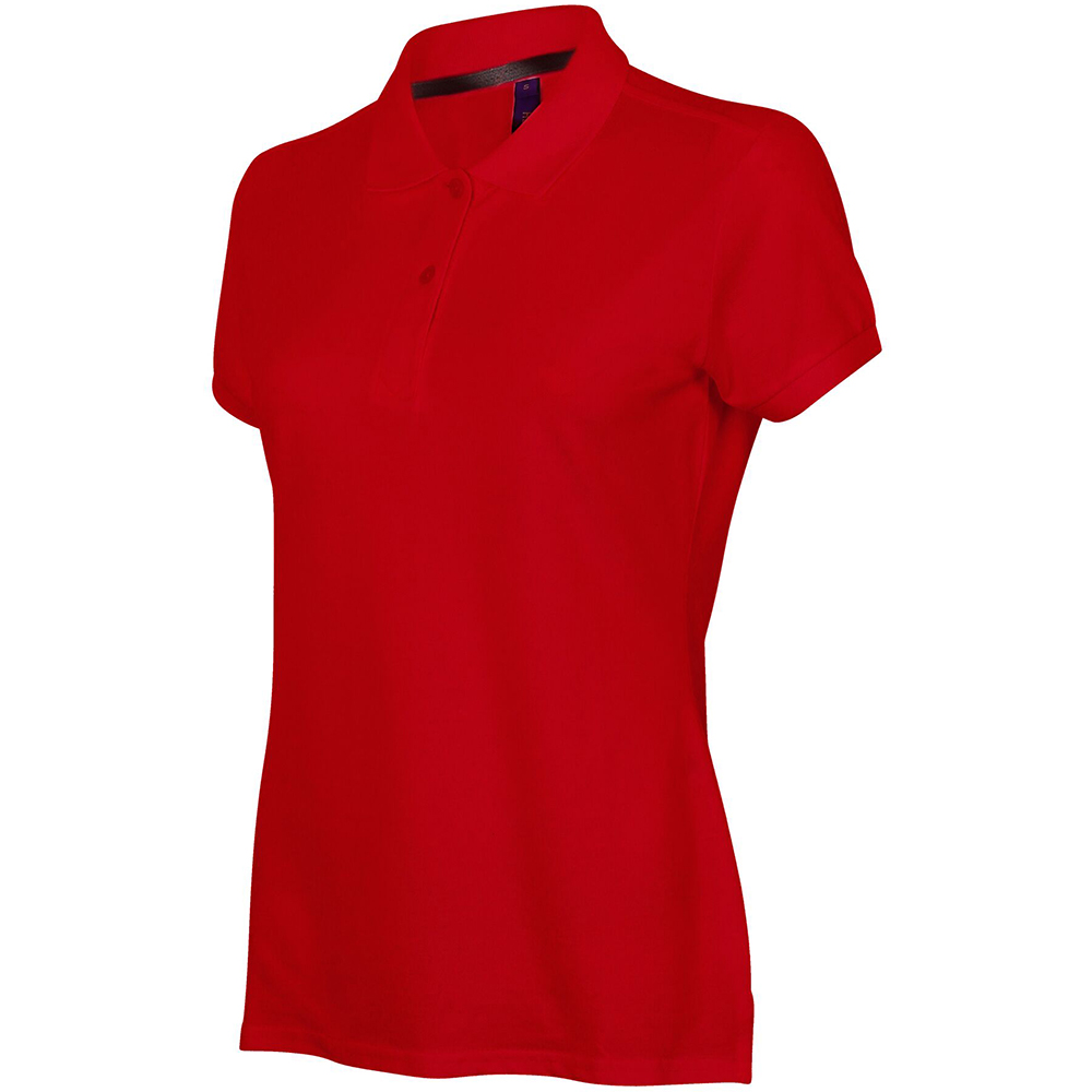 Henbury Womens Micro-Fine Short Sleeve Polo Shirt