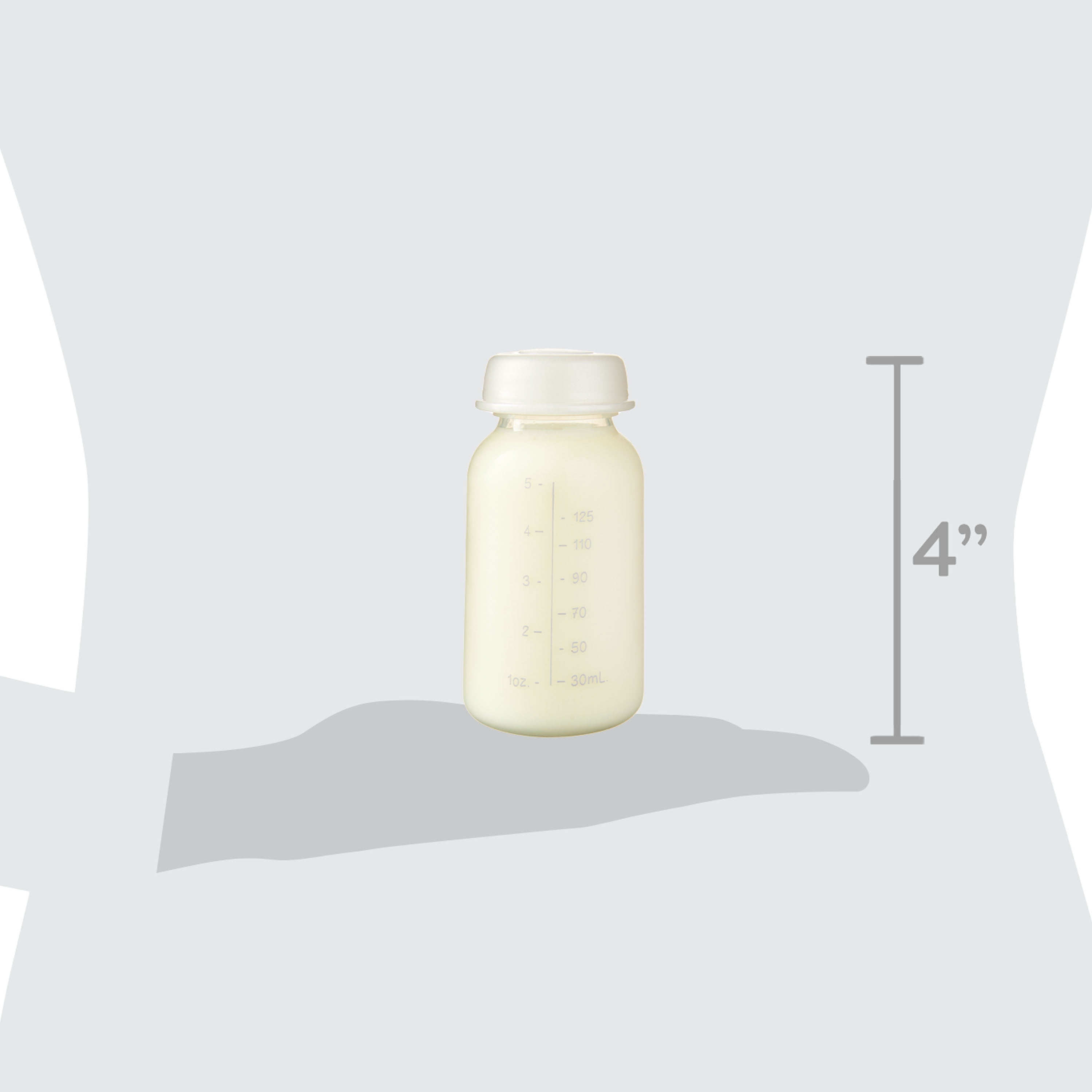 Parent's Choice Milk Storage Containers, 0+ Months, 5 fl oz, 4 Pack 