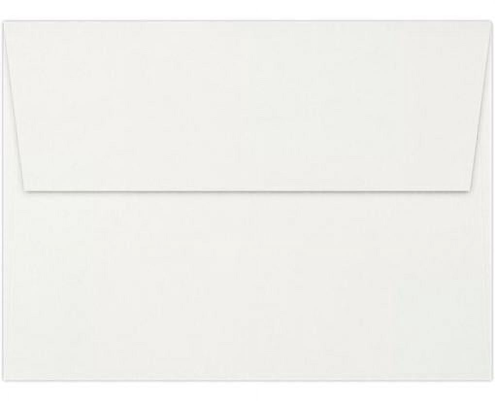 LUXPaper A9 Invitation Envelope, (5 3/4 x 8 3/4), 80lb. White w/Peel & Seal, 50/Pack