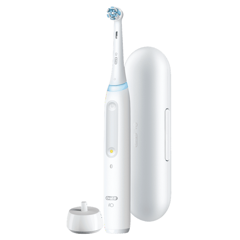 Oral-B iO Series 4 Electric Toothbrush with 1 Brush Head, Rechargeable, White, Adults & Children 3+ Oral-B iO Series 4 Electric Toothbrush with 1 Brush Head, Rechargeable, White, Adults & Children 3+