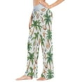 thumbnail image 2 of Ckdifva Shells Palm Trees Womens Sleep Pajama Pants Waistband Lounge Sleepwear Pjs Sweatpants Yoga Pants, 2 of 7