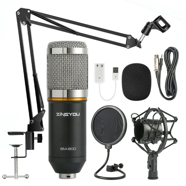 BM800 Karaoké Microphone Studio Condensateur Mikrofon Micro Bm 800
