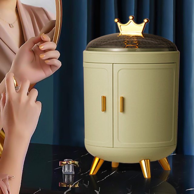 Up to 65% off Jewelry Box Rotating Home Jewelry Earring Display Stand Earring Necklace Large Capacity Jewelry Storage Box