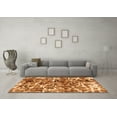 thumbnail image 3 of Ahgly Company Indoor Rectangle Abstract Orange Modern Area Rugs, 6' x 9', 3 of 4