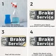 thumbnail image 5 of Brake Service Vinyl Decal 24 Inch x 9 Inch Weatherproof Heavy-Duty Adhesive Backing | Auto Repairs, Safety Inspections, Expert Mechanics | Made in USA, 5 of 6
