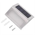 thumbnail image 1 of Luces LED solares para escaleras de exterior, impermeables, para caminos de jardín, terrazas e iluminación de patios, 3 LED, 1 of 8