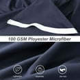 thumbnail image 4 of PiccoCasa Bed Skirt Double Brushed Microfiber with Dust Ruffle, Queen Navy Blue, 4 of 8