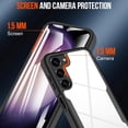 thumbnail image 3 of for Samsung Galaxy S23 Clear Case, 360° Full Body Protective Shockproof Anti-Scratch Phone Case Cover Galaxy S23 5G, Slilcone TPU Slim Fit Thin for Samsung S23 Front + Back Dual Layer Protection, 3 of 14