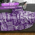 thumbnail image 2 of Nurse Gifts for Women, Labor and Delivery Nurse Throw Blanket for Adults, Aunt, Sisters, Best Friends, 50 x 65 Inches, Purple, 2 of 6