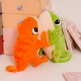 thumbnail image 6 of Cute Chameleon Plush Toy, Cartoon Stuffed Animal Doll With Green Color And Soft Texture, For As Birthday Gift, Home Decor As Ornament, 6 of 7