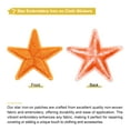 thumbnail image 3 of Star Iron on Patches 7.2x7.2cm/2.8x2.8" Pack of 10 (Orange), 3 of 7