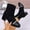 #154-Black, variant on Taylonsss Women's Stretchy Knit Ankle Boots with Pearl Accent and Blocks Heel for Winter Comfortable Pointed Toe Back Zipper Boots for Casual Wear