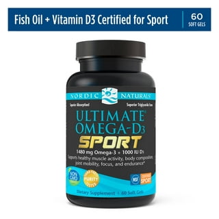 Omega-3 Fish Oil, Triple Strength, 180 Softgels - Sports