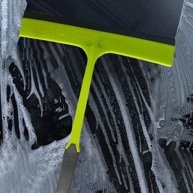 Ganfancp Raspador de Vidrio Portátil para El Hogar Cuchilla de Material Suave Herramientas de Limpieza para Baño y Cocina Adecuado para Espejos de Vidrio Encimeras de Cocina Cristales de Coche Etc. O