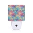 thumbnail image 1 of Balery blue pink colorful cracked texture Luz Nocturna LED con Sensor Automático, Enchufe con Sensor Crepuscular, Luz Suave de 0.5W para Dormitorio, Pasillo, Baño-EU, 1 of 7