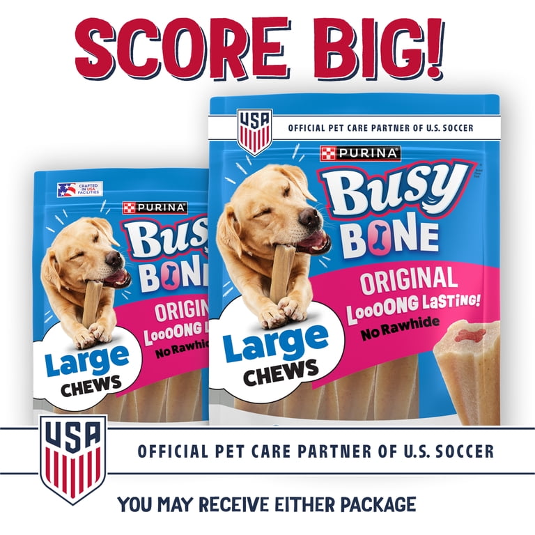 Busy Bone Peanut Butter Long-Lasting Large Dog Chews photo 2