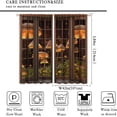 thumbnail image 2 of Mushroom Curtains,Magic Forest Mushroom Fantasy Design Pattern Window Curtains,Landscape Forest Rod Pocket Blackout Drapes for Bedroom Living Room 2 Panel 84x84in, 2 of 6