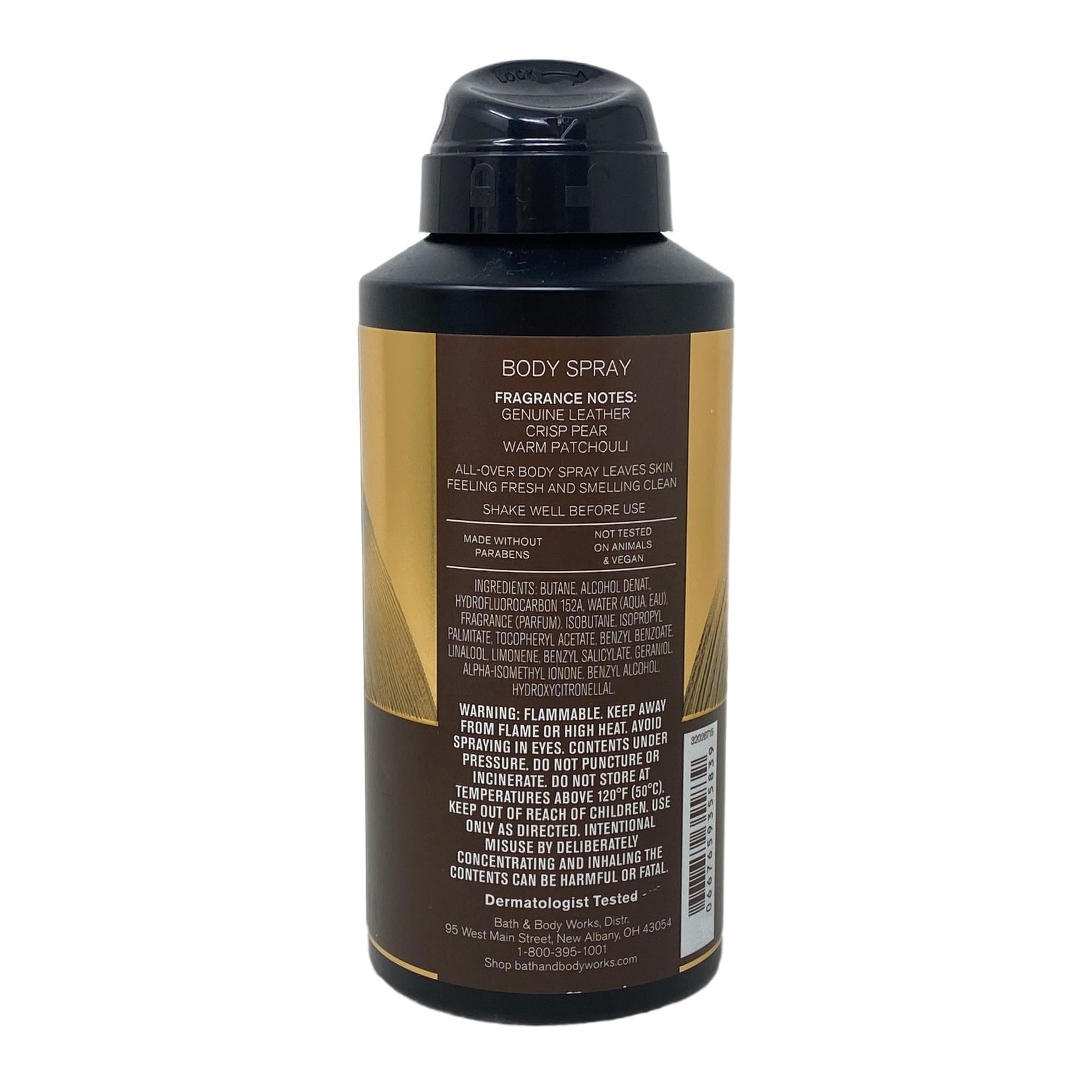 Bath & Body Works The Men's Shop Honorable 2 Pack Body Spray Bundle- with a Clay Baby Bar Soap - Full Size