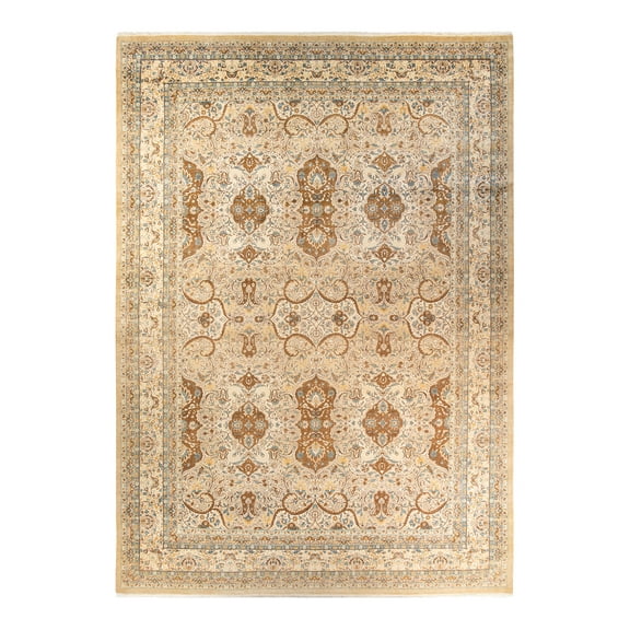 Mogul, One-of-a-Kind Hand-Knotted Area Rug - Yellow, 10' 2" x 14' 10"