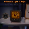 thumbnail image 3 of Geevon Smart Night Light Small Digital Alarm Clock with 2 Increasing Beep Alarm, Indoor Temperature, Battery Operated Travel Alarm Clock for Bedroom, Bedside, Desk(Black), 3 of 8