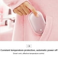 thumbnail image 2 of SDFGTstore Mini Hand Warmer Winter Portable USB Rechargeable Pocket Hand Warmer MobilePower, 2 of 18