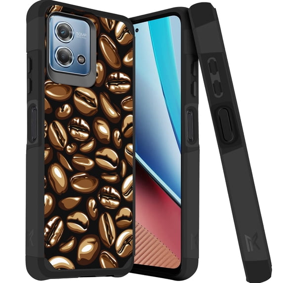 DALUX MetKase Hybrid Slim Phone Case Cover Compatible with Motorola Moto G Stylus 5G (2023) - Coffee Beans