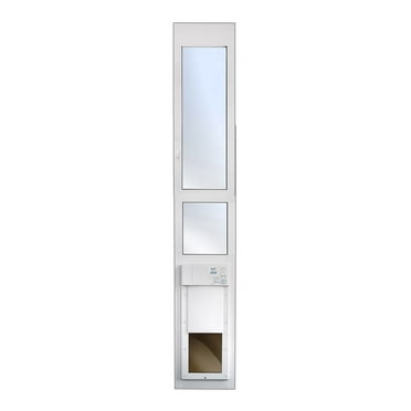 High Tech Pet Power Pet Patio Panel for Sliding Glass Door Installations, Double Pane, Low E, Med Extra Tall (96" x 14")