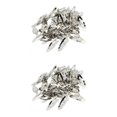 thumbnail image 1 of 100 Piezas de Forma Ovalada, Pasadores de Flexibles, Pasadores, Horquillas para El Cabello, Manualidades DIY Hugo Broches para el cabello, 1 of 10