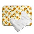 thumbnail image 6 of Xecao Light Green Plaid Sunflower 2-Piece Vintage Seamless Anti-Skid Mat Set, featuring a stylish pattern for a safe and elegant toilet rug experience, 6 of 6