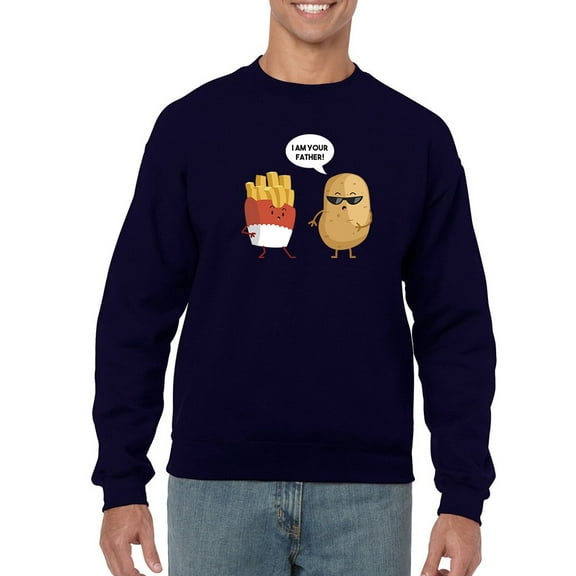 Potato Is The Father Of Fries. Sweatshirt Men -GoatDeals Designs, Male 4X-Large