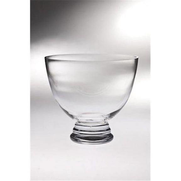 Majestic Gifts T-760-8 Classic clear 8.5 in. High Quality Glass Footed Bowl