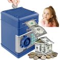 thumbnail image 2 of Elektronische Sparbchse Fr Kinder, Digitale Sparschweinbox Mit Passwort Groe Elektrische Geldautomat Geldautomat Bankautomat, Automatische Geldmnzspar, 2 of 5