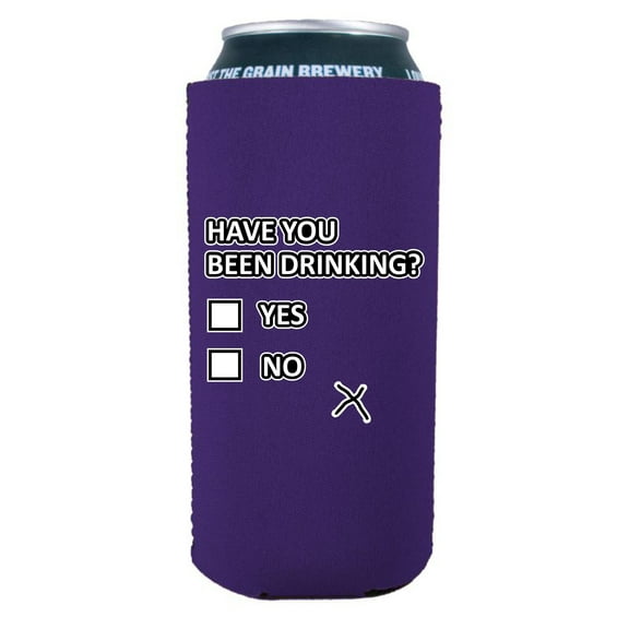 Have You Been Drinking 16 oz. Can Coolie (Purple)