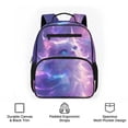 thumbnail image 6 of Aplkyhs Galaxy Cat Backpack for Girls Boys Age 6-18 School Bookbag Water Resistant Lightweight Student Backpack for School Travel, 6 of 7