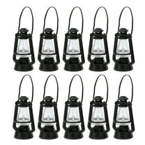 10 Pcs Miniature Xmas Lanterns Kerosene Lamp Work